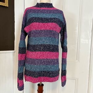 GAP Pink and Blue Striped Women's Sweater, size XS, excellent condition